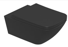 Wc solja konzolna NEWARC - LIFE sa daskom 7600 [5823A] - antracit,mat